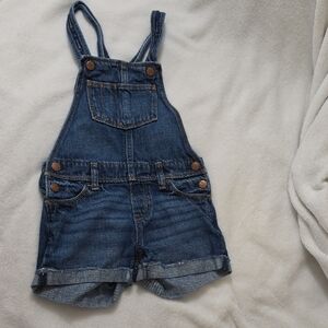 Old Navy Dark Blue Denim Shortalls for Kids